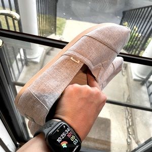 Toms - Light Gray 7.5 worn once